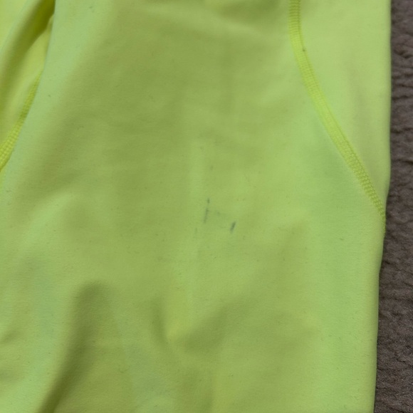 Old Navy Neon Yellow High Rise 7/8 Ankle Small - Picture 7 of 7